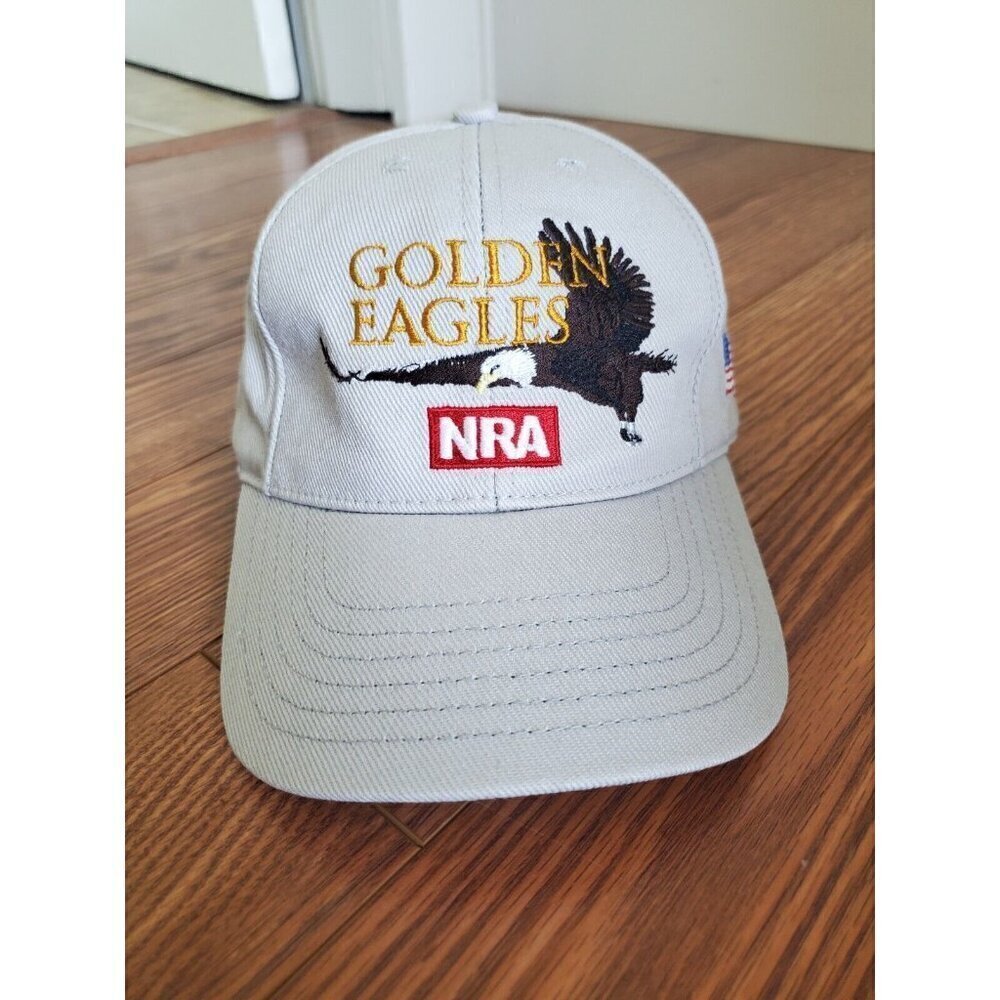 NRA Golden Eagles Embroidered Hats Mens Adjustable Strapback Baseball Caps‎ (2) - Picture 9 of 16